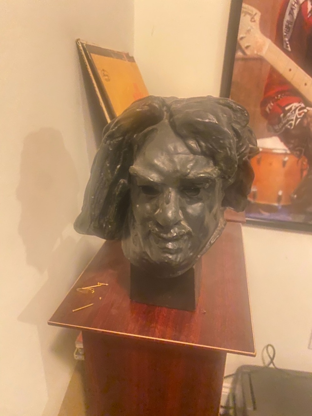 Dark Gray Decorative Sculpted Bust - Home Art Accent